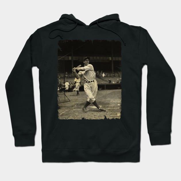 Lou Gehrig, 1934 in New York Yankees Hoodie by PESTA PORA